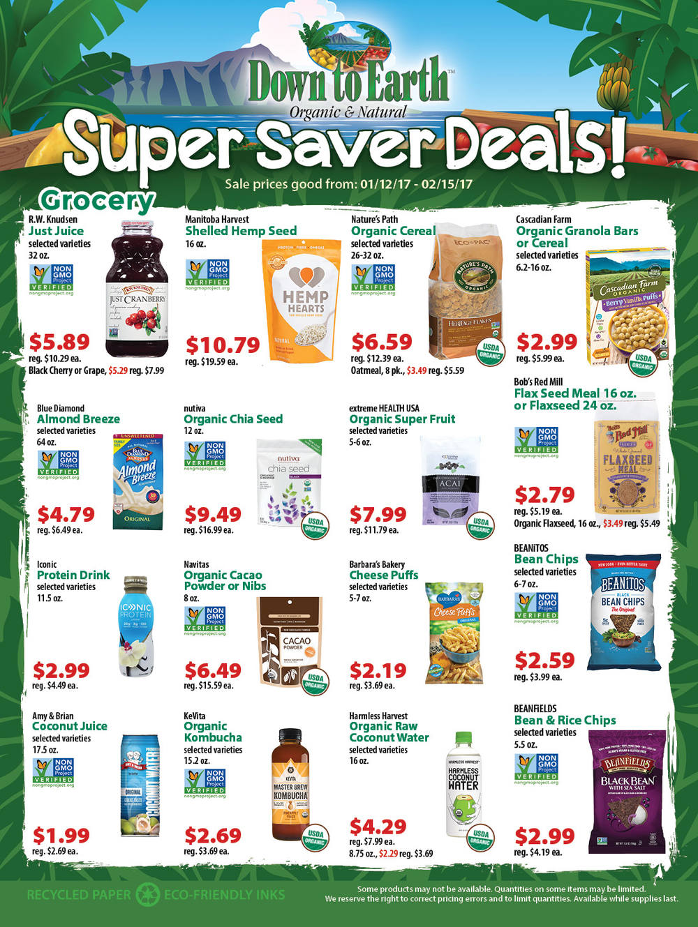 Super Saver Flyer: Page 1