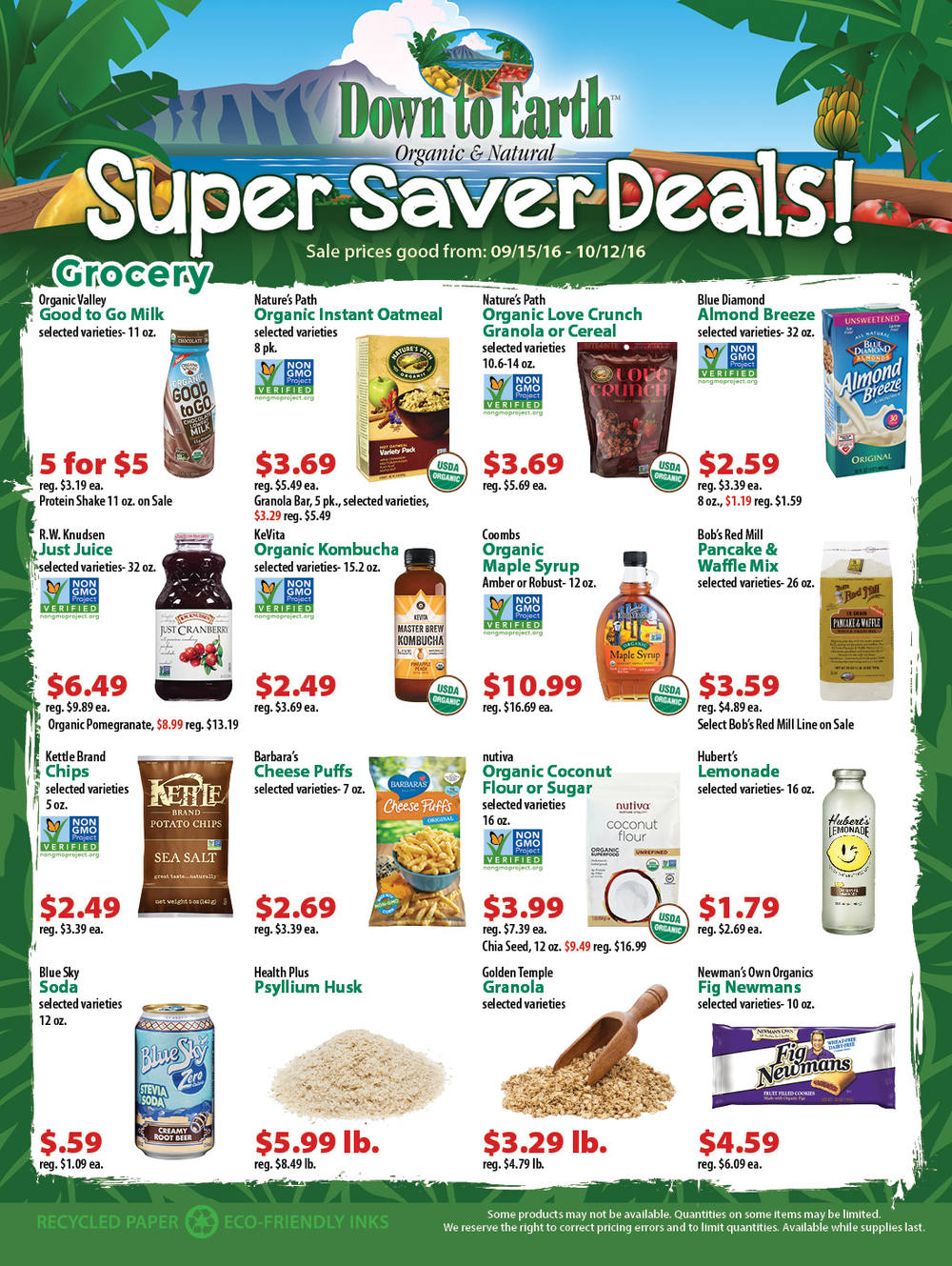 Super Saver Flyer: Page 1
