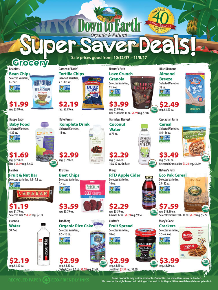 Super Saver Flyer: Page 1
