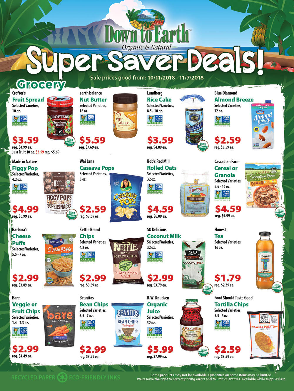 Super Saver Flyer: Page 1