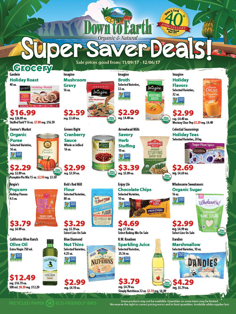 Super Saver Flyer: Page 1