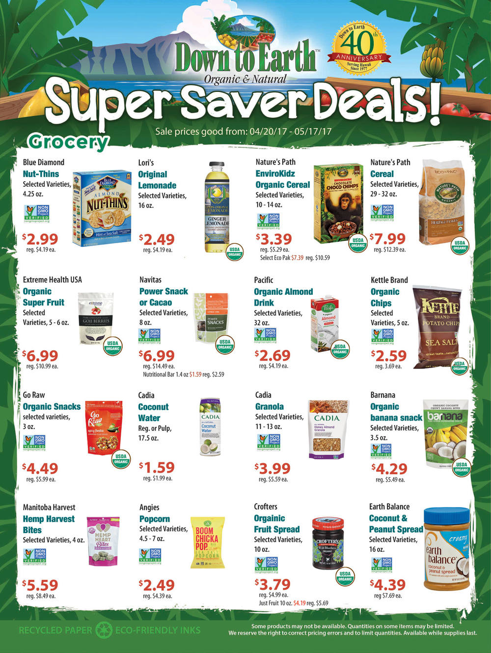 Super Saver Flyer: Page 1