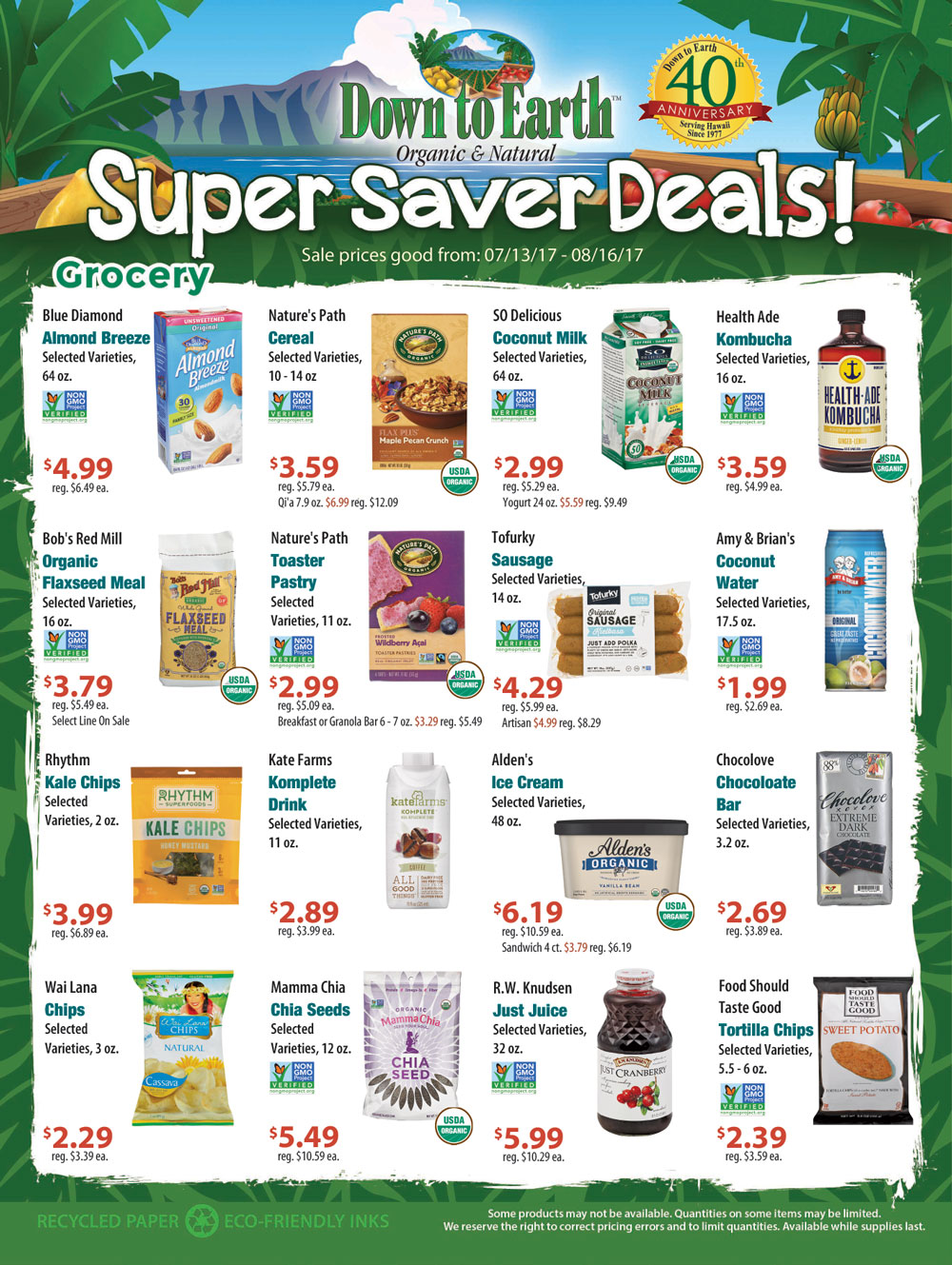 Super Saver Flyer: Page 1