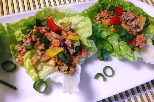 Photo: Miso Ginger Lettuce Wraps