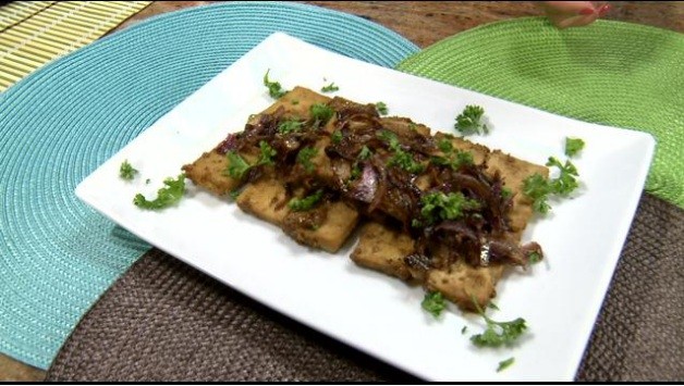 Photo: Baked Tofu with Onions