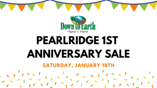 Graphic: Pearlridge 1st Anniversary Sale Banner