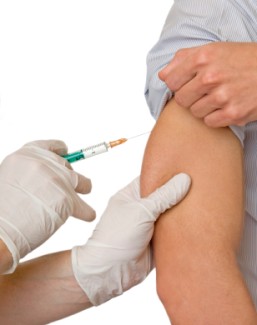 Photo: Person Getting a Flu Shot