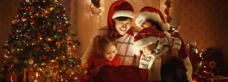 Photo: Family Opening Christmas Presents