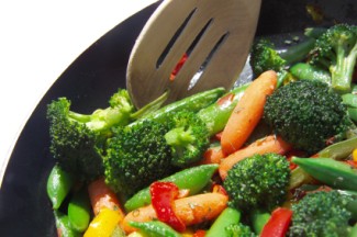 Photo: Sauteing Vegetables