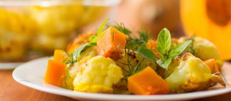 Photo: Baked Cauliflower and Squash