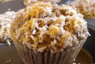 Photo: Banana Coconut Spelt Muffins