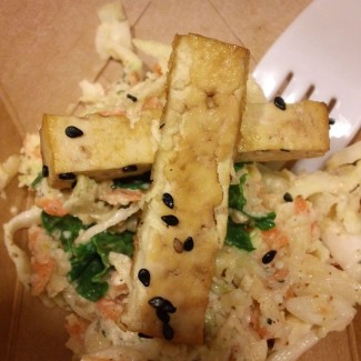 Photo: Cabbage Salad with Grilled Sesame Tofu