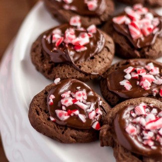 Photo: Double Chocolate Peppermint Cookies