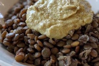 Photo: Bowl of Garlic Lentils