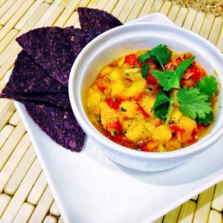 Photo: Mango Salsa and Chips