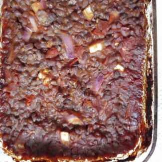 Photo: Miso-Sesame Baked Beans