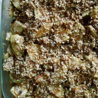 Photo: Raw Apple Pie