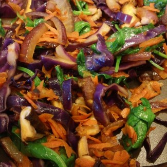 Photo: Soba with Miso-Tahini Sauce