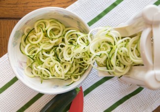 Raw Zucchini Pasta