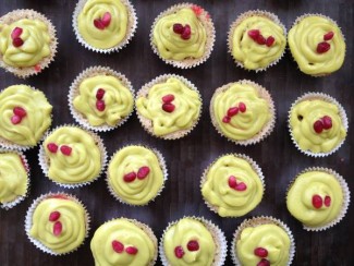 Photo: Cupcakes with Avocado Buttercream Frosting