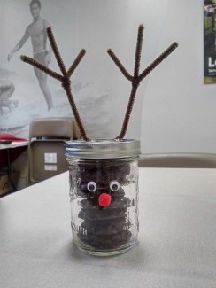 Reindeer Mason Jar Reindeer Mason Jar