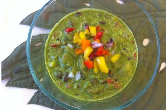 Photo: Bowl of Pineapple and Black Bean Salsa