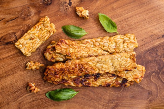 Photo: Baked Tempeh with Miso Butter