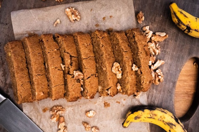 Photo: Banana Walnut Bread - Sliced