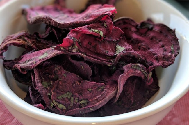 Photo: Cilantro Lime Beet Chips