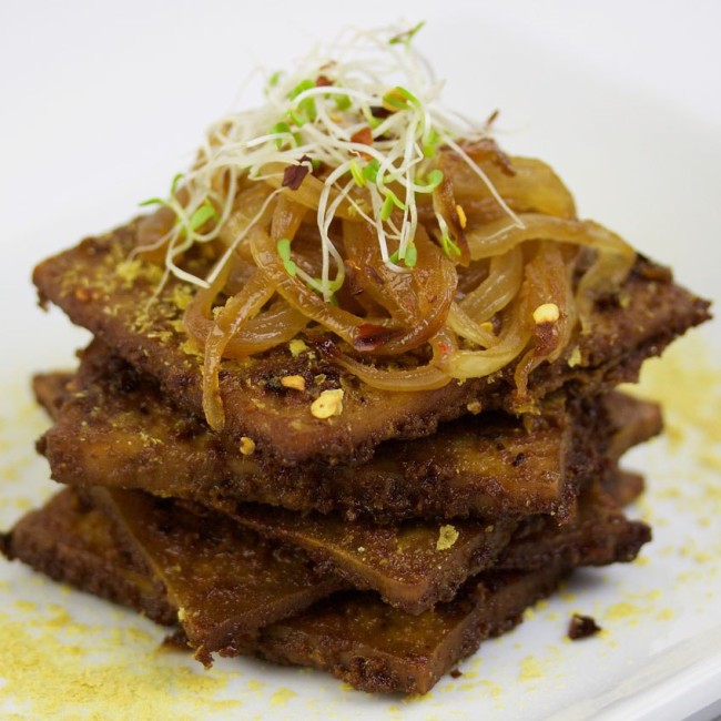 Photo: The Best Baked Tofu w/ Sautéed Onions