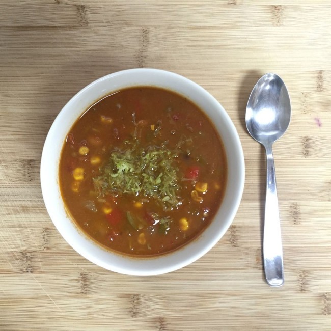 Photo: Black and Pinto Bean Soup