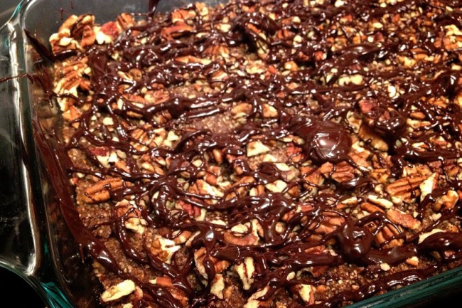 Photo: Chocolate Pecan Bars