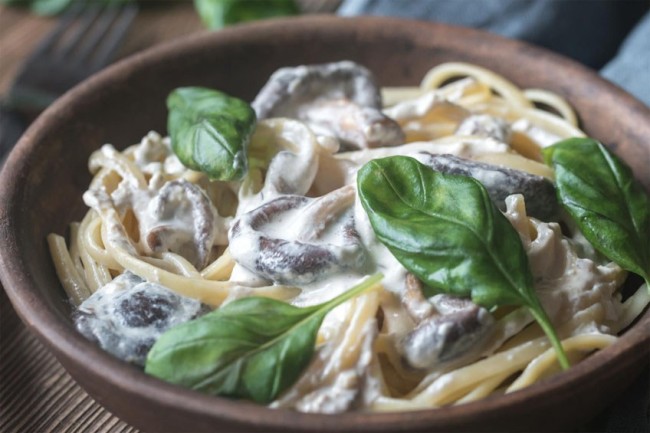 Photo: Creamy Mushroom Pasta