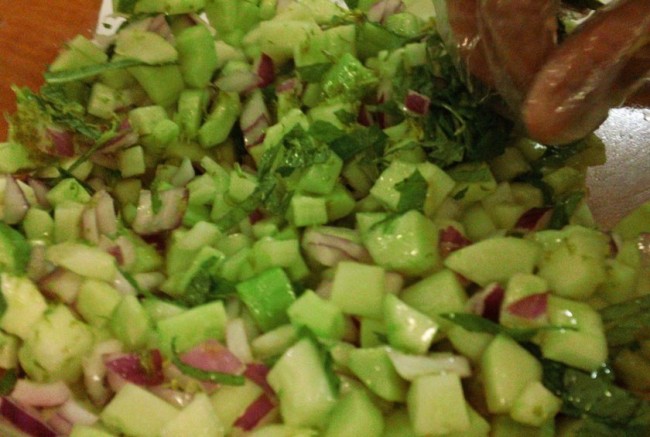 Photo: Cucumber and Lime Salad