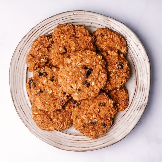 Photo: Plate of Oatmeal Cookies