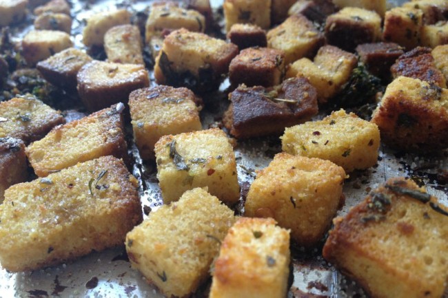 Photo: Gluten Free Herbed Croutons