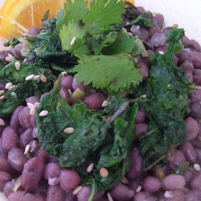 Photo: Kale and Adzuki Bean Salad