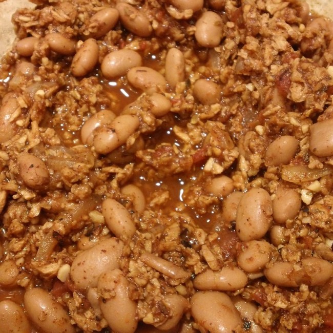 Photo: Pinto Bean and Soy Taco Filling