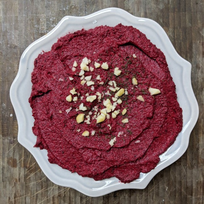 Photo: Roasted Beet Hummus