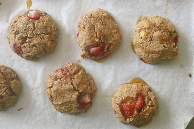 Photo: Strawberry & Macadamia Nut Scones