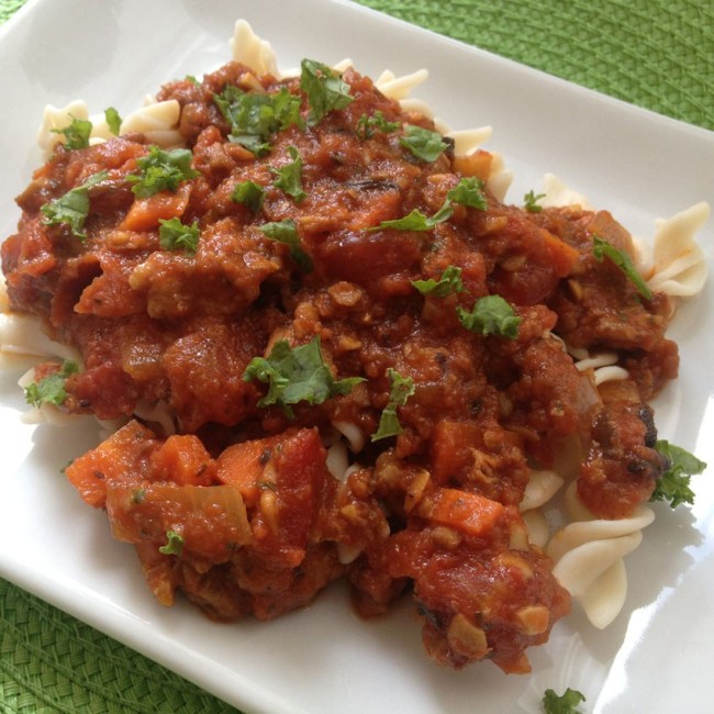 Photo: Tempeh Bolognaise