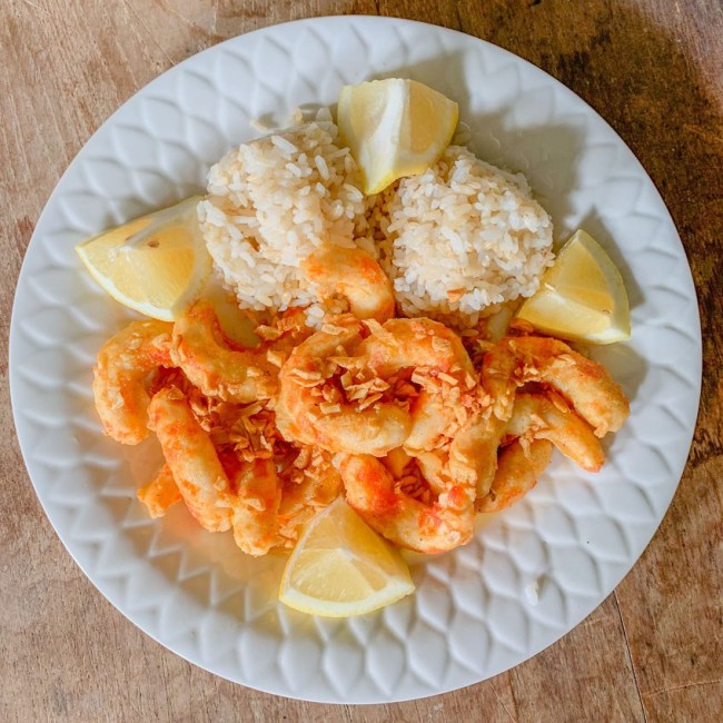 Photo: Vegan Garlic Shrimp