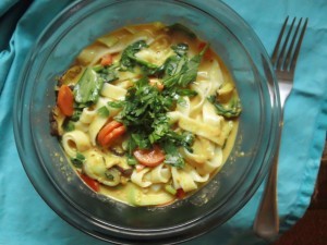 Photo: Vegetable Curry Noodle Stew