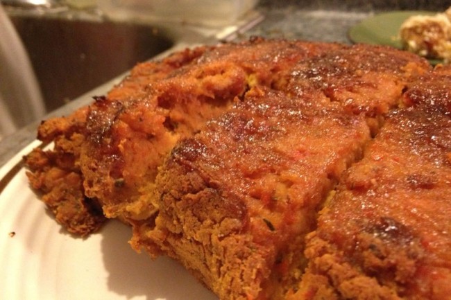 Photo: Vegetable Loaf with Maple Apricot Glaze