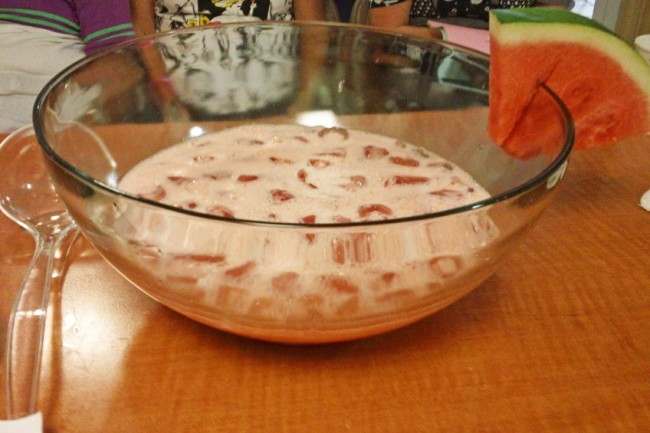 Photo: Bowl of Watermelon Agua Fresca