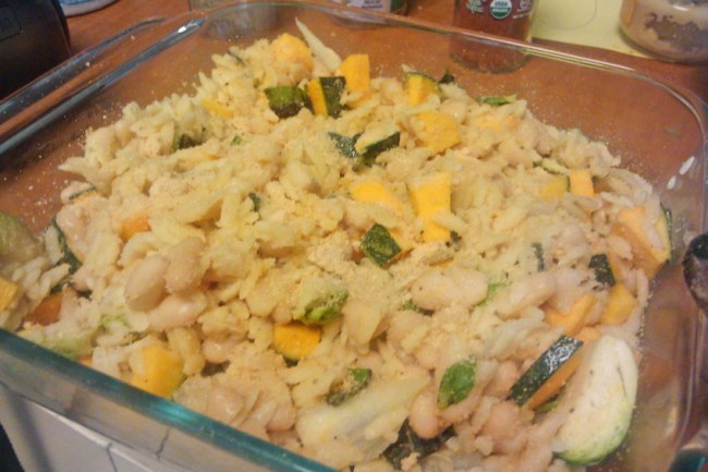 Photo: Winter Squash and White Bean Bake