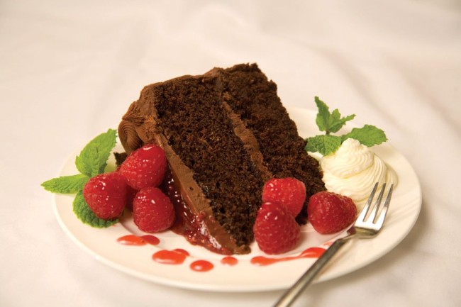 Photo: Chocolate Raspberry Gluten-Free Cake