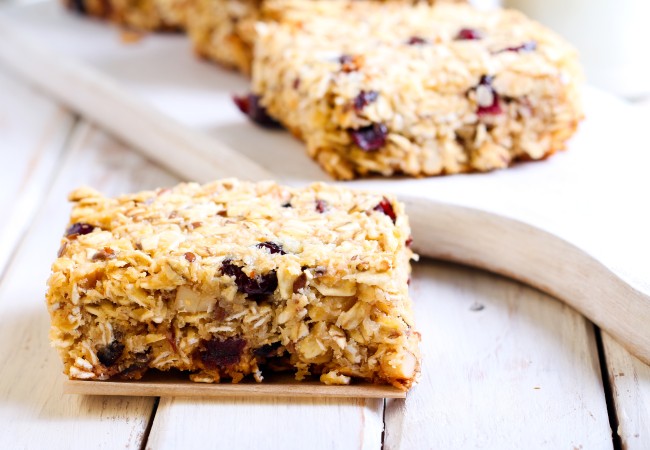 Berry Cherry Granola Squares