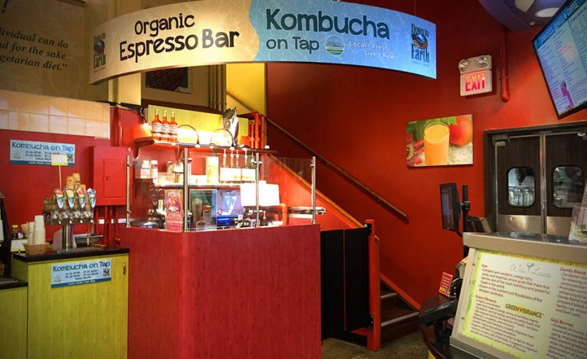 Photo: Down to Earth Organic Espresso and Kombucha Bar