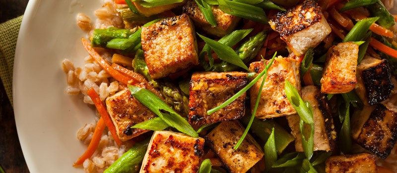 Photo: Roasted Tofu with Vegetables